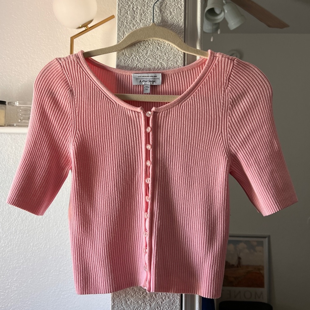 & Other Stories Ribbed Top